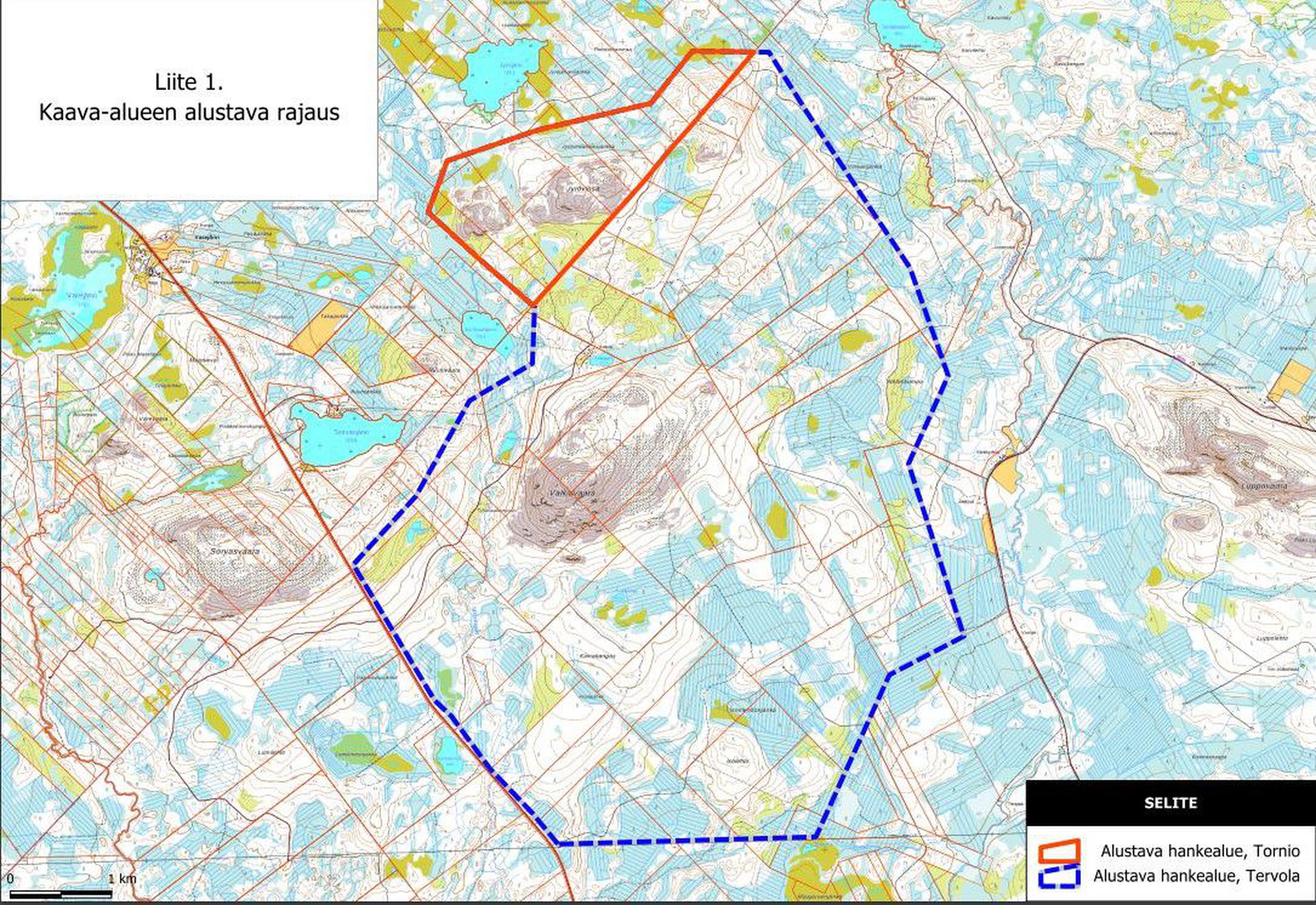 Valkiavaaran tuulivoimakaavoitus alkaa Torniossa – Noin 300 hehtaarin  alueelle Tervolan kunnan rajalle neljä tuulivoimalaa | Lapin Kansa