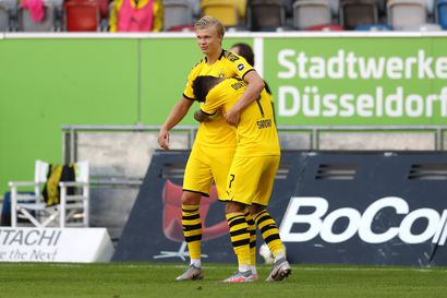 Norjalaissensaatio teki sen taas – Haaland puski Dortmundin lisäajalla tärkeään voittoon