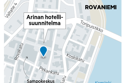 Rovaniemelle kaavailtu Arinan tornihotelli lyheni hieman – neuvottelut kaavasta etenevät nyt vauhdilla