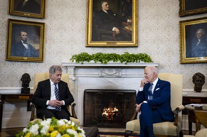 Presidentit Niinistö ja Biden tapasivat Valkoisessa talossa, tiedotustilaisuutta odotetaan – "No, me emme yleensä aloita sotia"