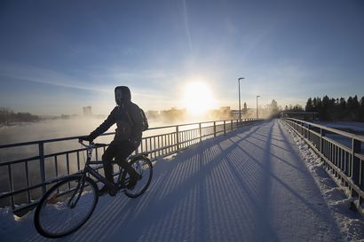 Oulun talvipyöräilykausi polkaistaan käyntiin lauantaina Valkean edustalla