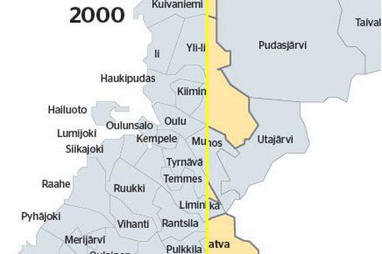 Esitellä 32+ Imagen Pohjois Suomen Kunnat Kartta - Viaterra.mx