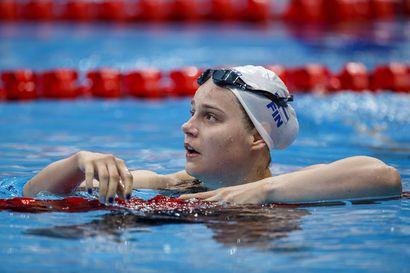 Ida Hulkko kauhoi 100 metrin rintauinnin EM-finaaliin, oululainen Veera Kivirinta porhalsi ennätyksensä – "Olen todella tyytyväinen"
