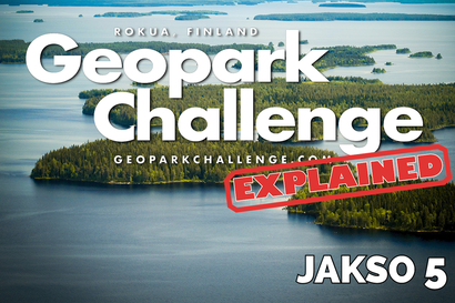 Katso viides jakso – Geopark Challenge explained -videosarjan viimeisessä jaksossa selviää riittääkö tieto, taito ja uhoaminen selättämään haastavan kilpailun