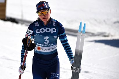 Johanna Matintalo oli aika-ajon nopein - kaikki suomalaisnaiset hiihtivät erävaiheeseen, Iivolla teki tiukkaa