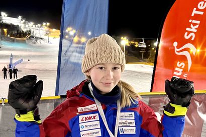 Santa Claus Ski Teamin Stella Jaakola laski toiseksi Pyhätunturilla