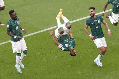 Saudi-Arabia räjäytti yllätyspankin – Messin Argentiina hävisi MM-avausottelunsa, tappioton putki meni poikki