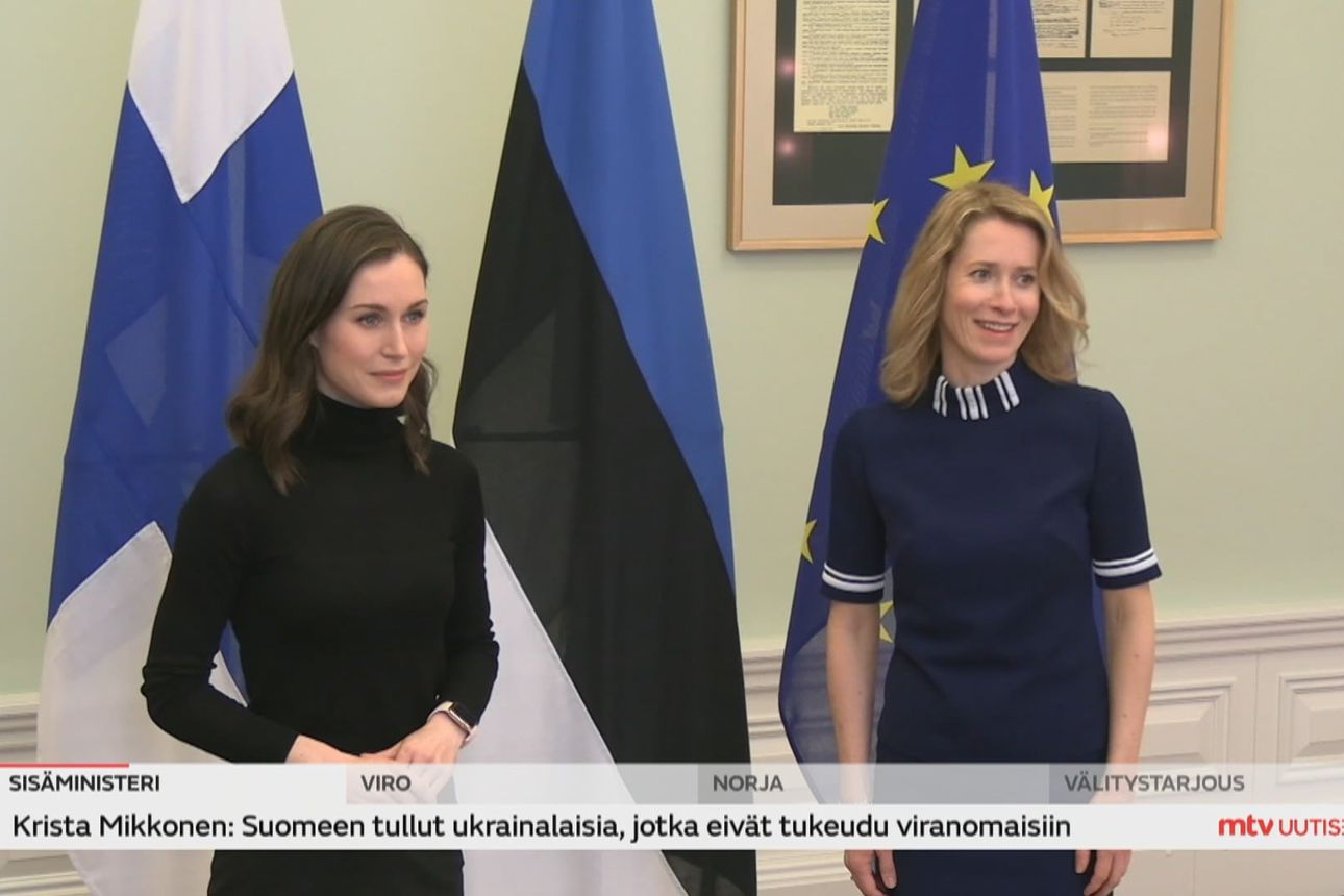 Viro lupasi tänään täyden tukensa Suomelle, jos se pyrkii Naton jäseneksi