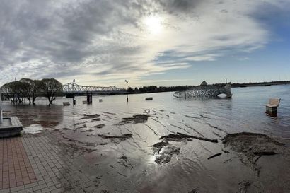 "Vesi voi nousta kymmeniä senttejä" – tulva nousee yhä Tornion kaupungin kohdalla, Pellossa vesi on jo laskussa