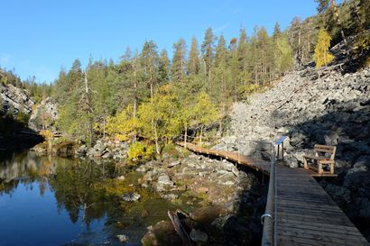 Isokurun läpi kulkeva reitti Pyhä-Luoston kansallispuistossa on jälleen auki – rakentaminen kivikkoisessa ja hankalakulkuisessa maastossa oli poikkeuksellinen ponnistus