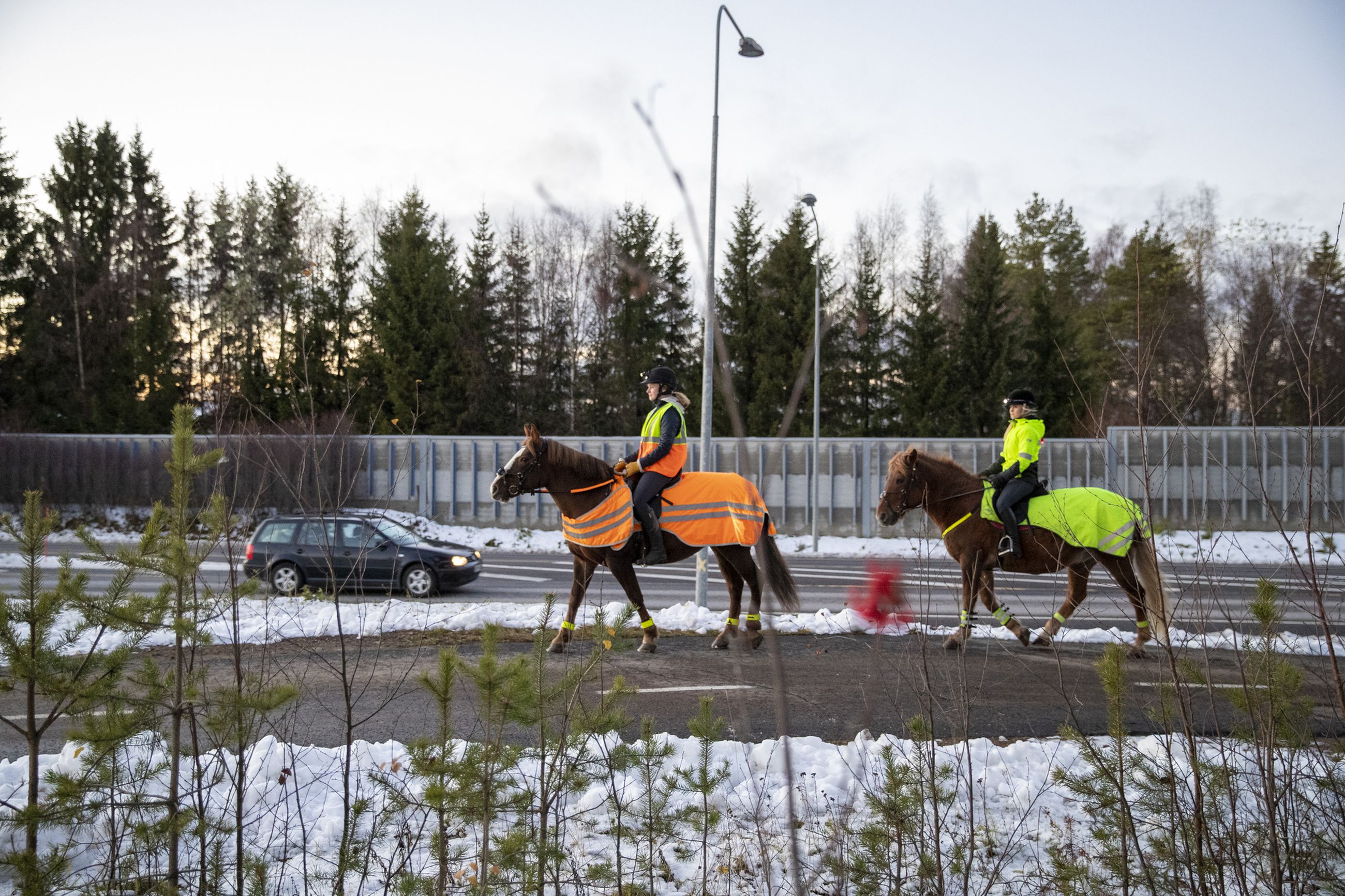 Ratsastaja loukkaantui vakavasti Äimärautiolla – hevonen suistui ojaan  säikähdettyään kaahaavaa autoa | Kaleva