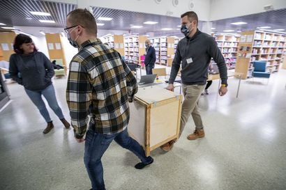 Raahen kirjastossa annettiin viimeinen ääni minuuttia ennen äänestyksen päättymistä