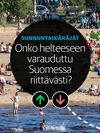 Puheenaihe: Onko helteeseen varauduttu Suomessa riittävästi? Sunnuntaikäräjät pohtii