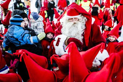 Tonttulakkipäivää vietetään Rovaniemellä perinteiseen tapaan torstaina – ikäihmisille ja lapsiperheille hyväntekeväisyyslahjoitus
