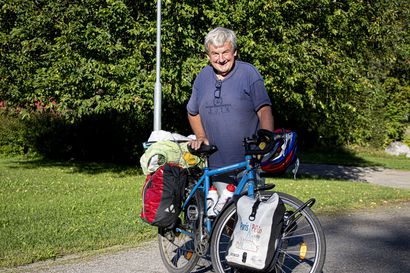 Pyöräillen läpi mantereiden – ikä ei paina ranskalaisherran tarakalla