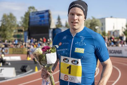 Samuel Purola uusi mestaruutensa 200 metrillä, äiti ja tyttöystävä saavat tapella mestaruuskukkapuskasta – "Itse asiassa en ole antanut hänelle aiemmin kukkia"