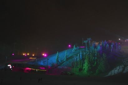 Polar Night Light -festivaali alkoi Rukalla.