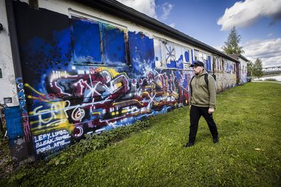 Graffiti näkyy Rovaniemen katukuvassa, mutta aktiivisia tekijöitä sekä maalauspaikkoja kaivattaisiin lisää