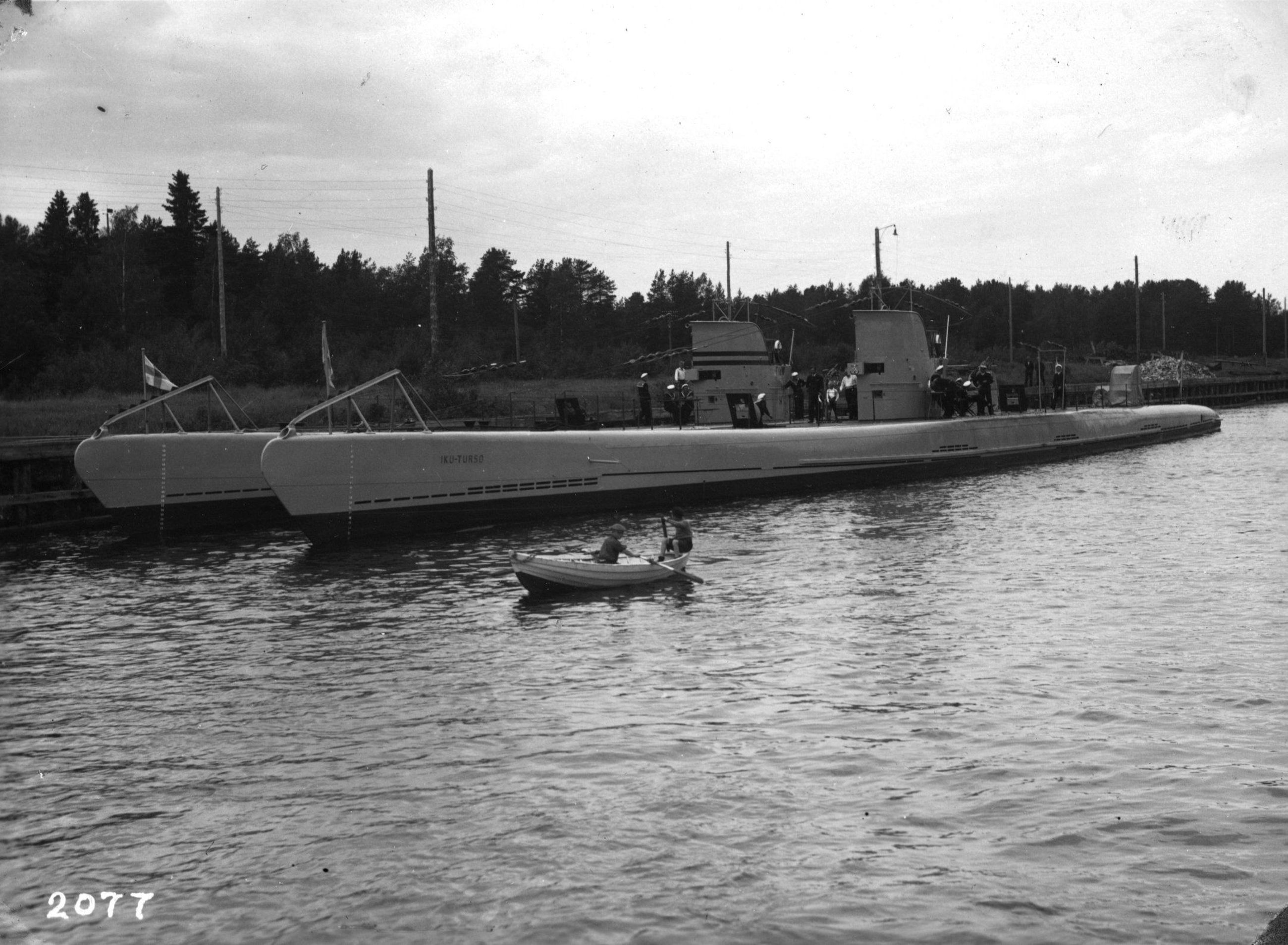 Sukellusveneitä on nähty Toppilan satamassakin - katso vanhoja kuvia |  Kaleva